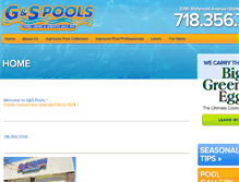 Tablet Screenshot of gspoolsinc.com